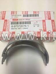 Вкладыши коренные 4HK1/6HK1/4HG1/4HЕ1 ISUZU NQR71 (к-т , 2шт) 8973720761